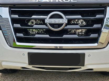 Y62 Patrol Behind Grille Spotlights Brackets